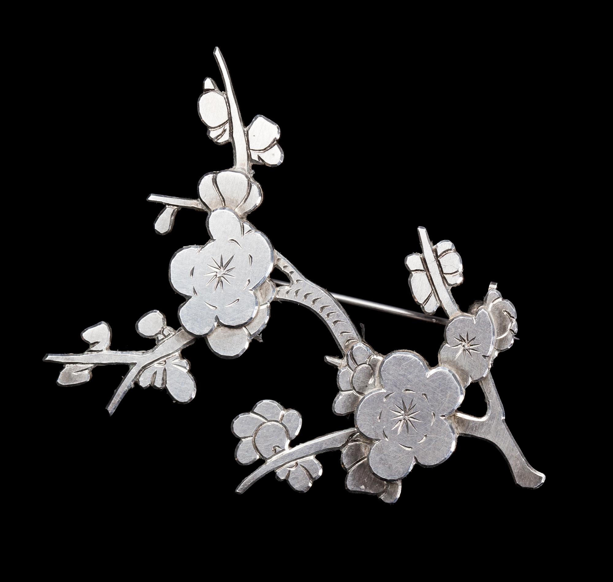 BROSCH, sterlingsilver, Wiwen Nilsson, Lund, 1971.