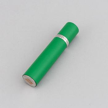 Hermès, refillable perfume bottle in leather.