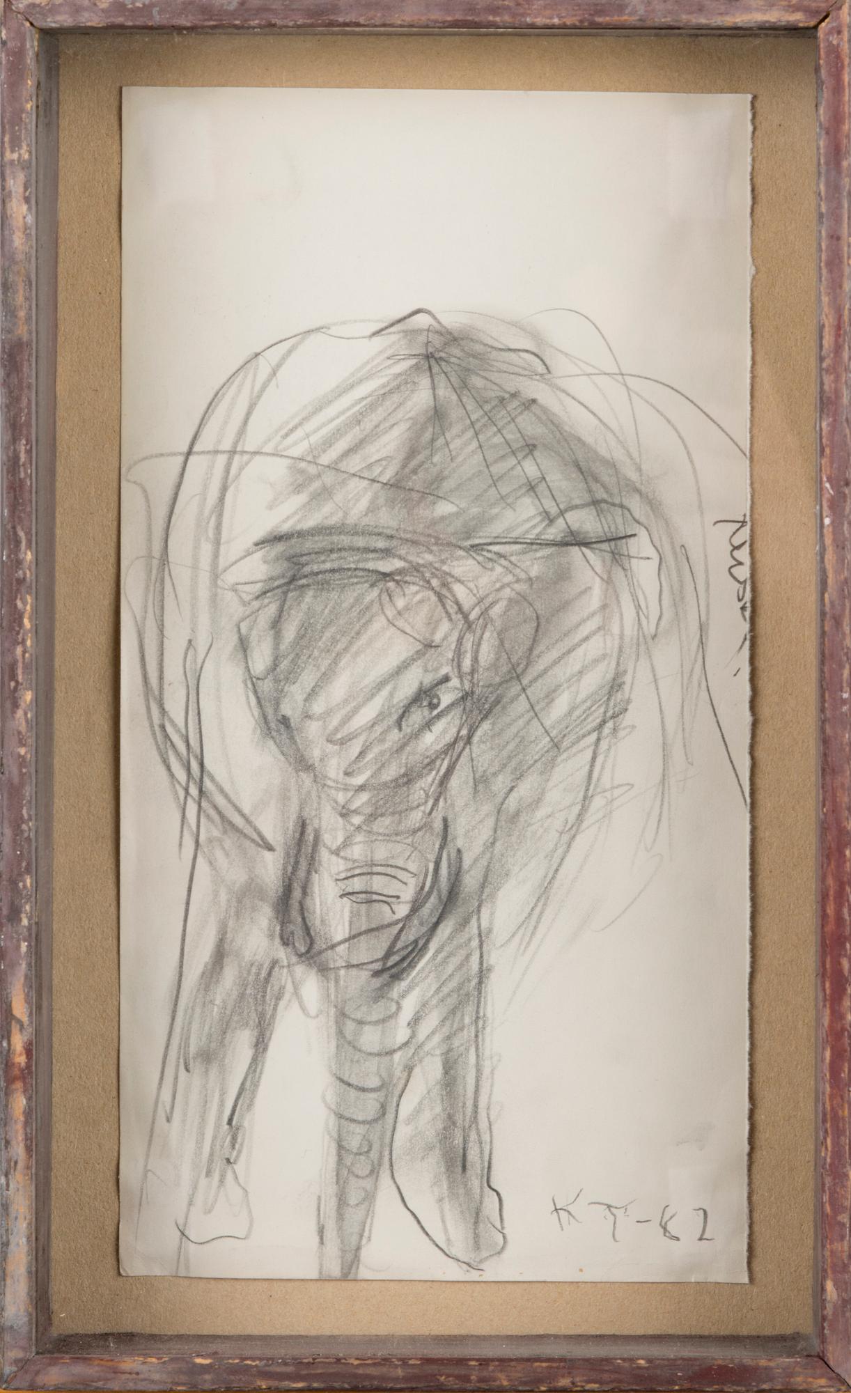 KAIN TAPPER, teckning, signerad och daterad -82.