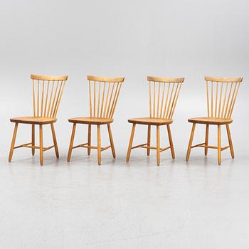 Carl Malmsten, a set of four 'Lilla Åland' chairs.