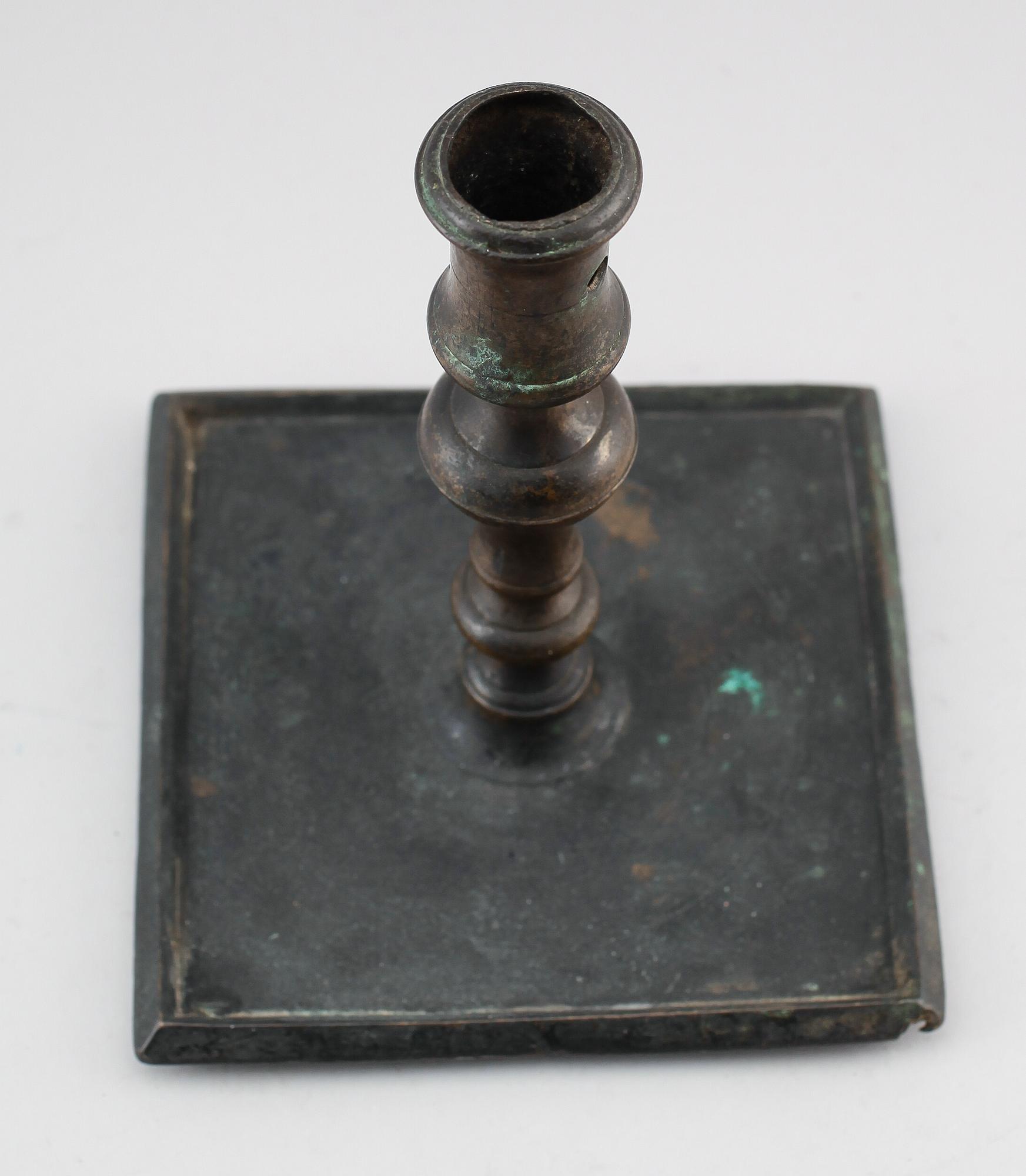 LJUSSTAKE, mässing, 1500-tal.