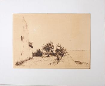 PARTI GRAFIK, 3 delar, bl a Emil Johansson-Thor och Anders Österlin.