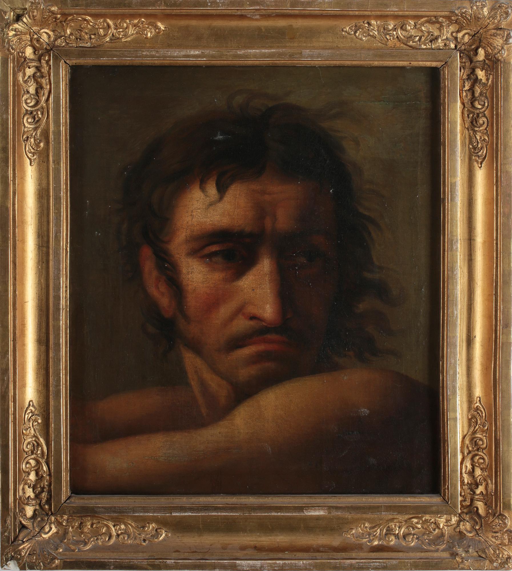 OKÄND KONSTNÄR, olja på duk, 1800-talets första hälft.