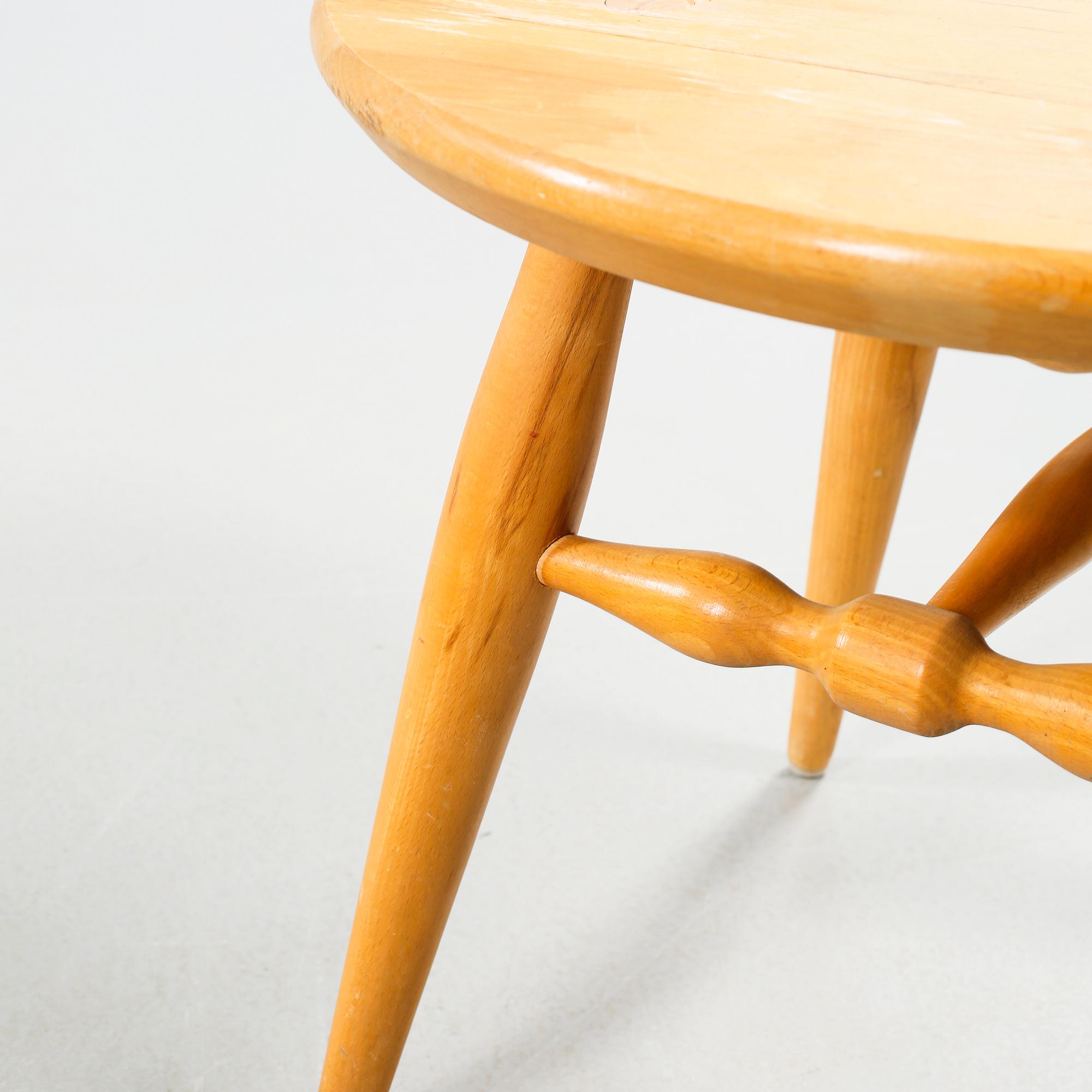 Two stools and a table designed by Erik Höglund for Boda Möbler in 1960s.