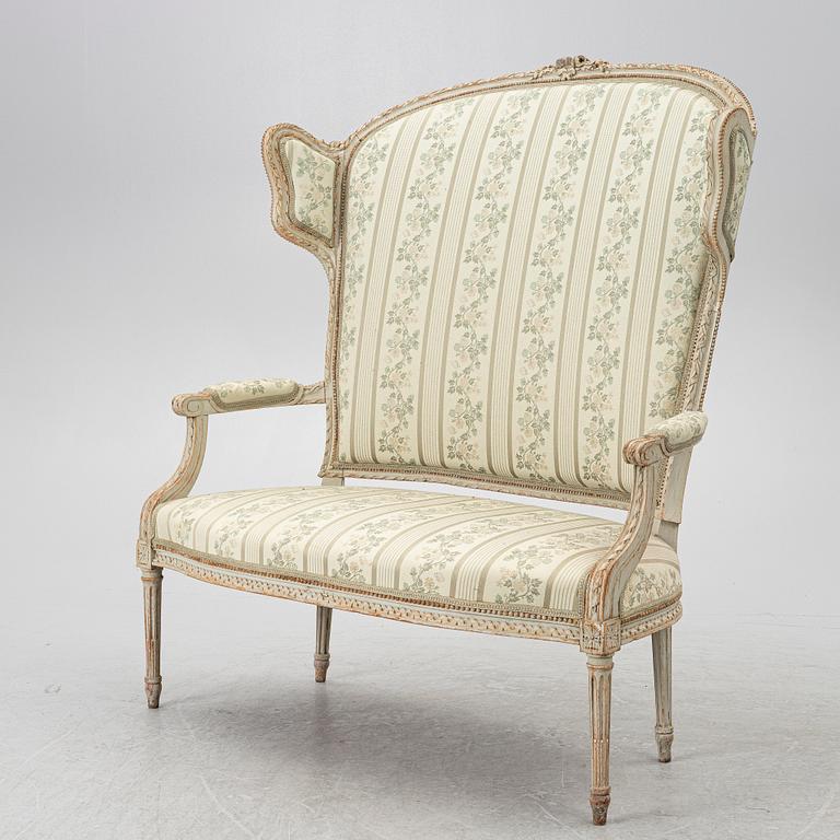 Soffa, Louis XVI-stil, 1800-tal.