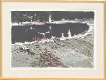 ROJ FRIBERG, färglitografi, monogramsignerad, daterad 79 och numrerad 47/191.