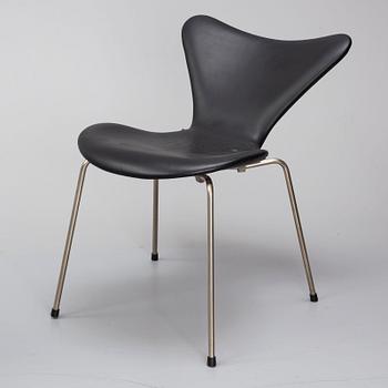 ARNE JACOBSEN, stolar, 10 st, "Sjuan", Fritz Hansen, Danmark.