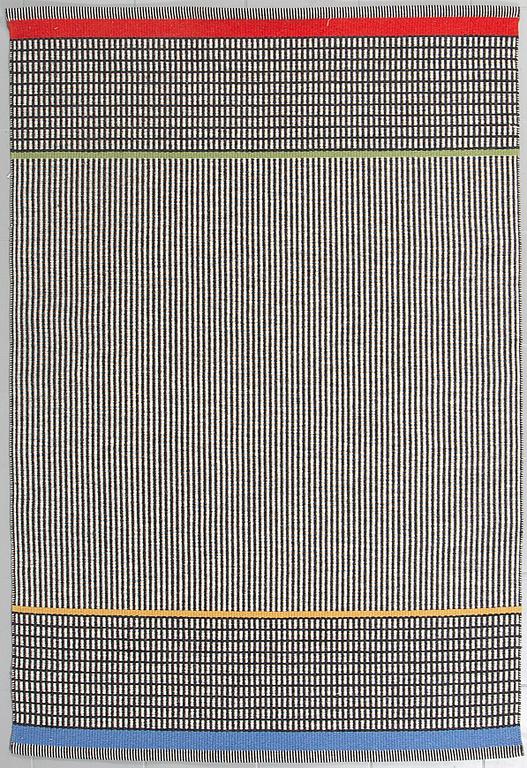 A rug by Gunilla Lagerhem Ullberg for Kasthall, model "Häggå Stripe", second half of the 20th century, 201 x 135 cm.