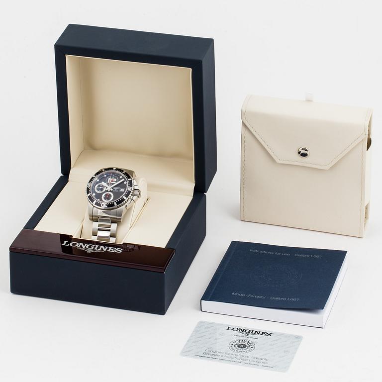 LONGINES, Hydro Conquest (300m/1000ft), chronograph, wristwatch, 43,5 mm,