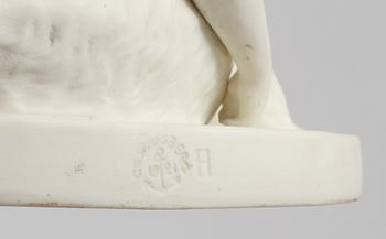 FIGURGRUPP, parian, Gustavsberg, 1921.