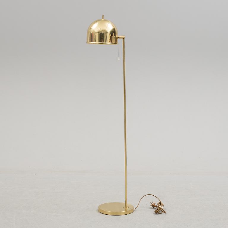 A brass floor lamp, later part of 20th century, Bergboms.