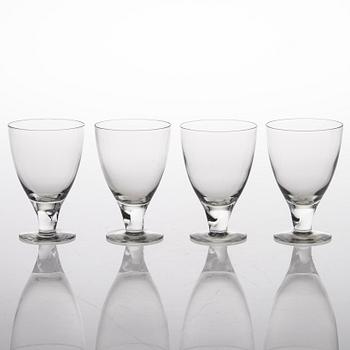 GUNNEL NYMAN, glasservis, 34 delar "GN 46", Nuutajärvi Notsjö. I produktion 1949-1969.