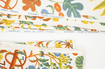 Josef Frank, a set of four 'Aralia' linen curtains, Firma Svenskt Tenn.