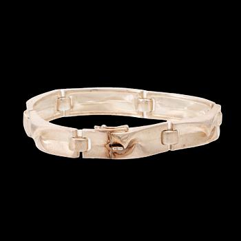 Björn Weckström, bracelet "Crisium" silver, Lapponia 1978.
