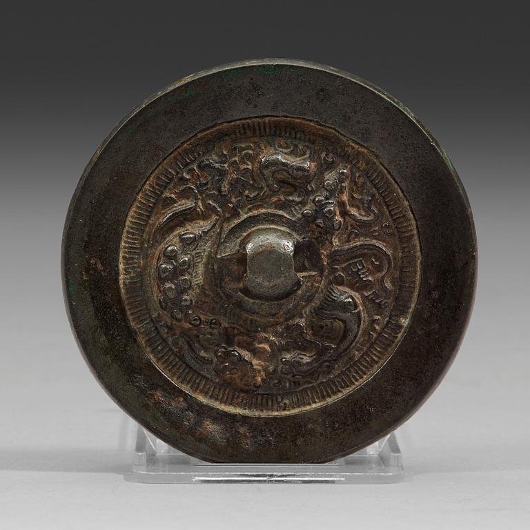 SPEGEL, brons. Mingdynastin (1368-1644).