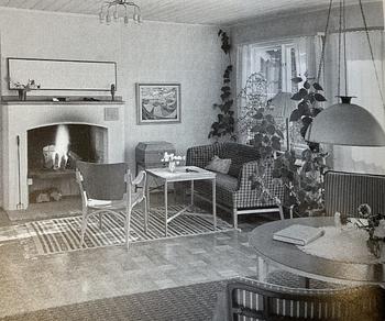 Carl-Axel Acking, a sofa, "NK Hantverk", Nordiska Kompaniet, 1940-tal. Provenance Carl-Axel Acking.