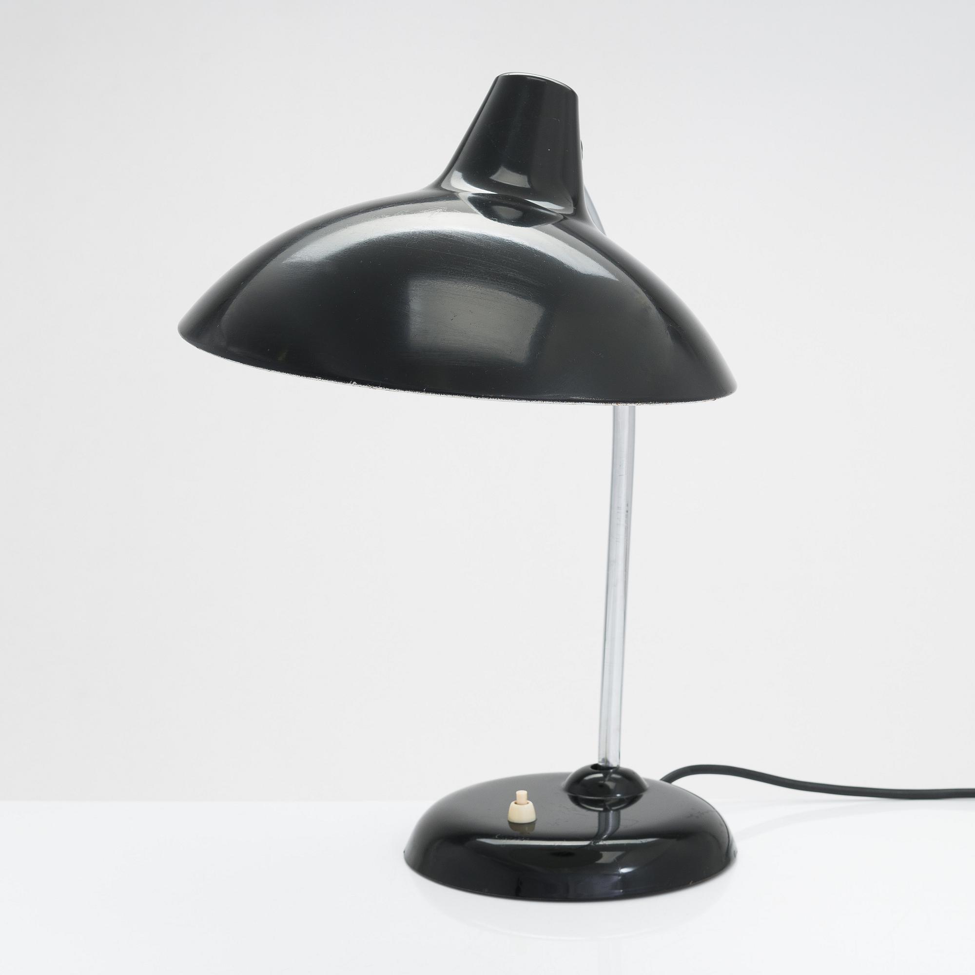 Christian Dell, desk light model 6786, Kaiser Leuchten, Germany mid-20th century.