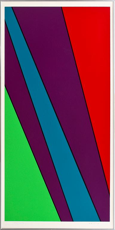 OLLE BAERTLING, färgseriegrafi, sign o dat 1972-77, numr 35/50.