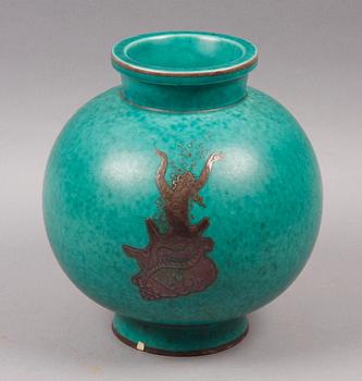 URNA, stengods, "Argenta", Wilhelm Kåge, Gustavsberg.