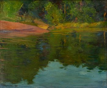 Gottfrid Kallstenius, "Strand" (Motif from Dyvassö).