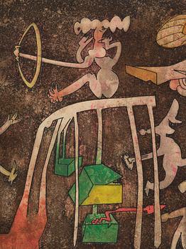 Roberto Matta, Utan titel from: "Hommage aux Prix Nobel" (Nobelprismappen).