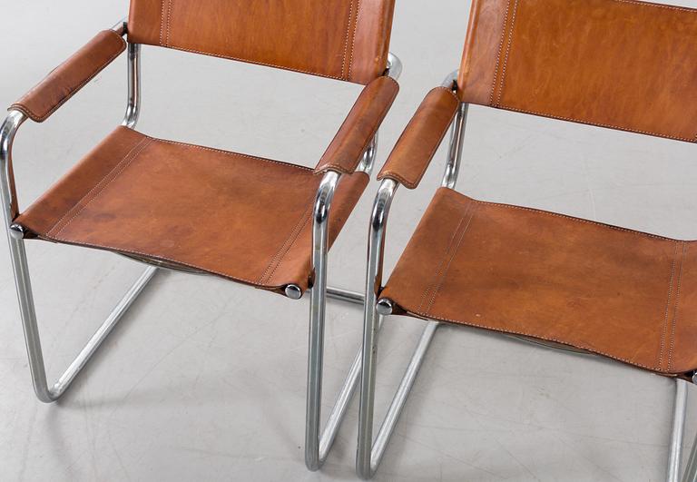 A PAIR OF ITALIAN LINA VEAM ARMCHAIRS, 1970/80's.