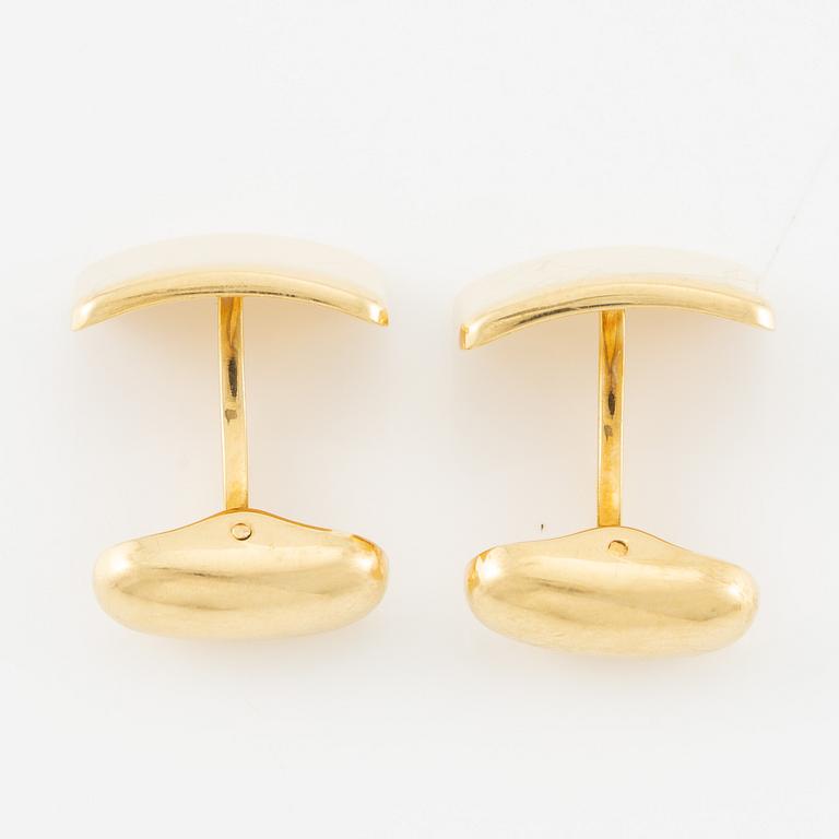 Manschettknappar, ett par, Victor Mayer, 18K guld.