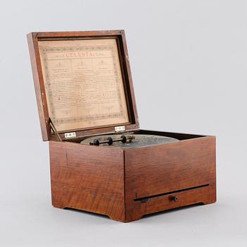 SPELDOSA, Celesta, Tyskland, sent 1800-/tidigt 1900-tal.