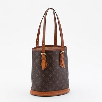 LOUIS VUITTON, a monogram canvas handbag, "Bucket".