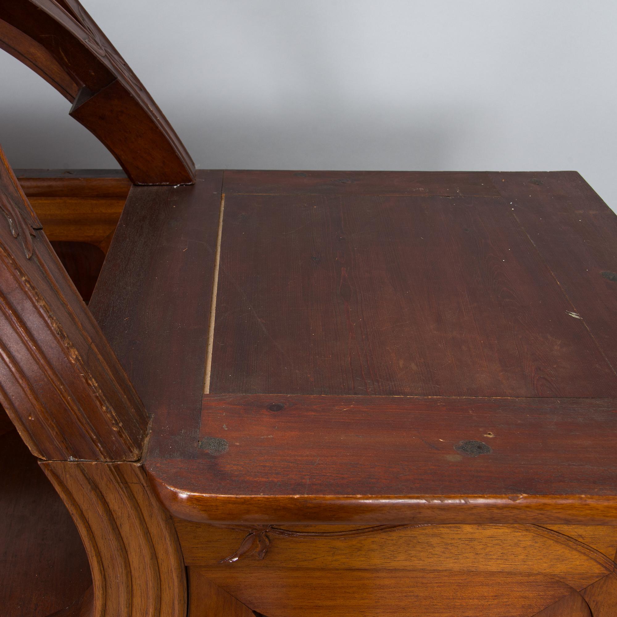 Karl Tirén, Senkki, A.B Naeslunds Möbelfabrik, Uumaja, n. 1901. Jugend.