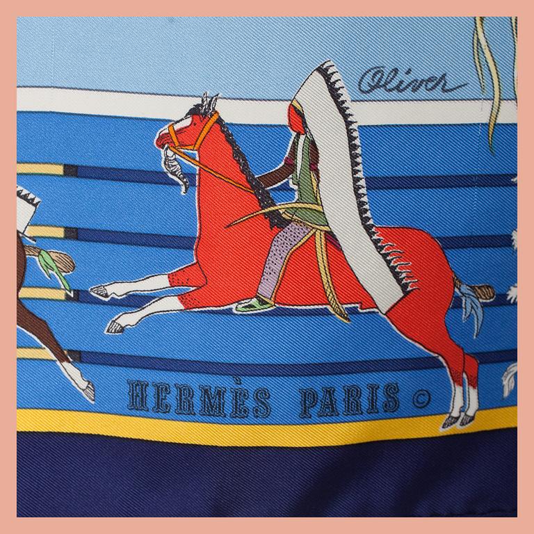 SCARF, "Pani la Shar Pawnee", Hermès.