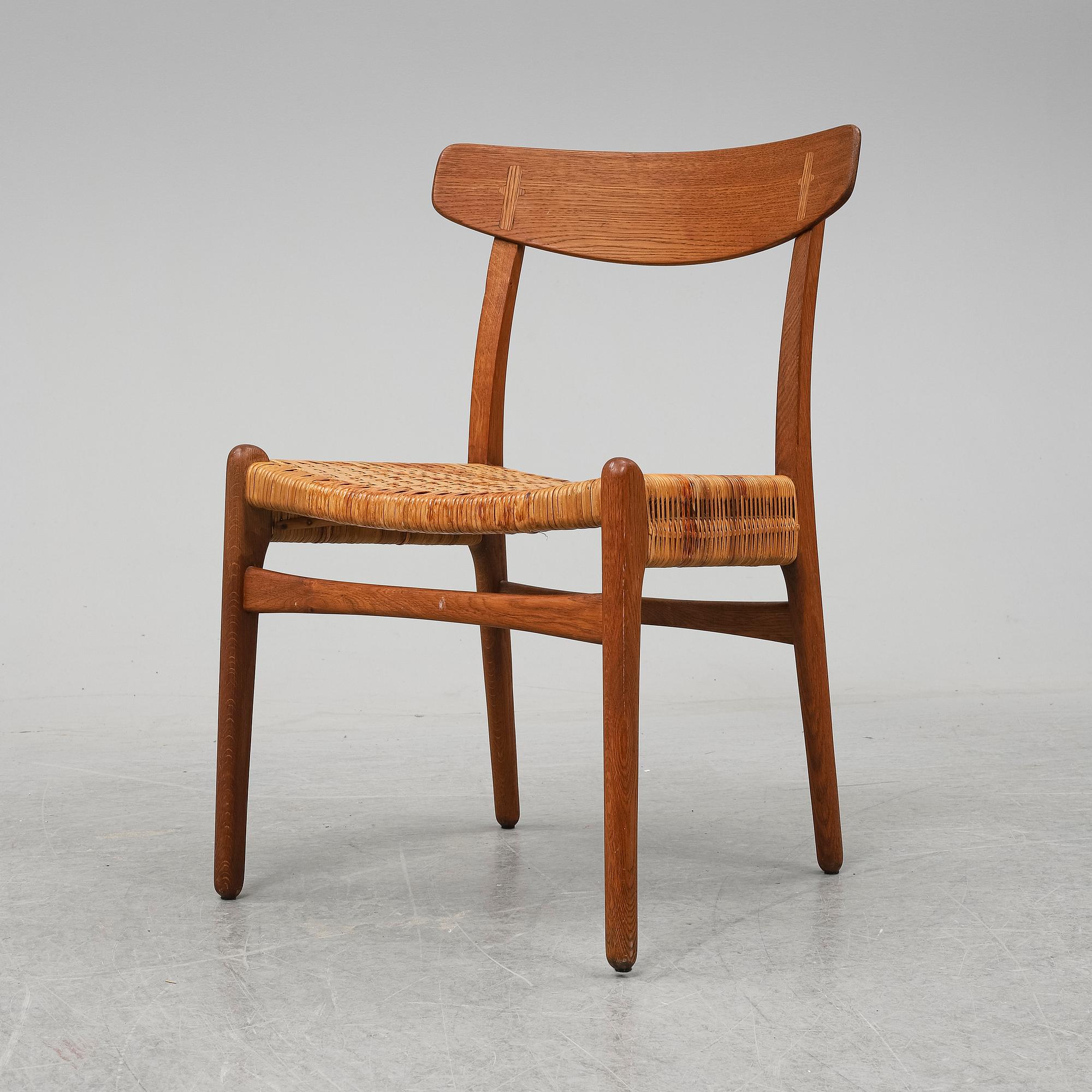 HANS J WEGNER, stol,  "Spisestolen" CH-23, för Carl Hansen.