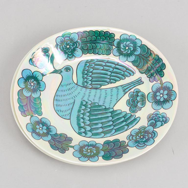 Birger Kaipiainen, fat, 2 st, porslin, Arabia, Finland.