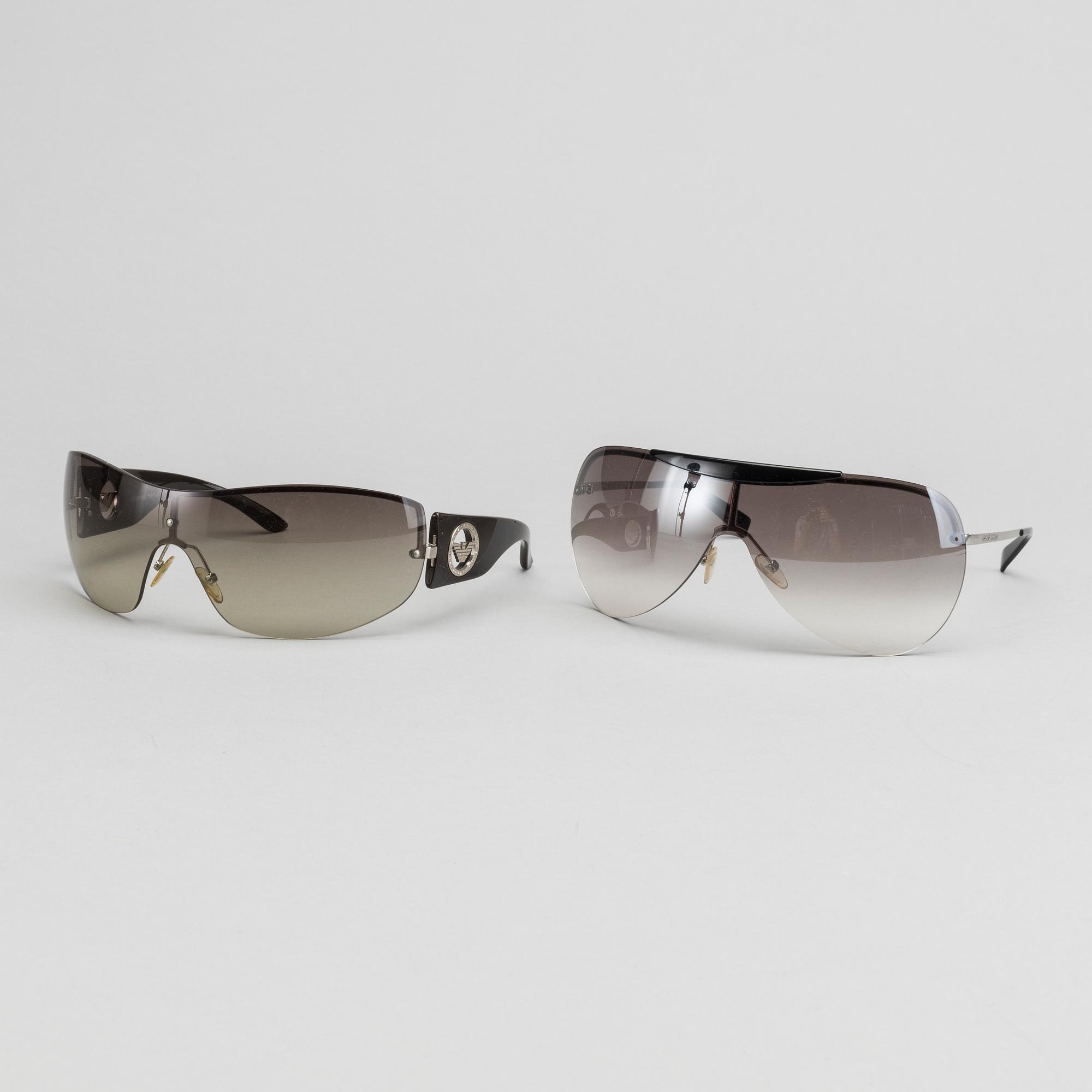 SUNGLASSES, 2 PAIRS, ARMANI. - Bukowskis display picture 1