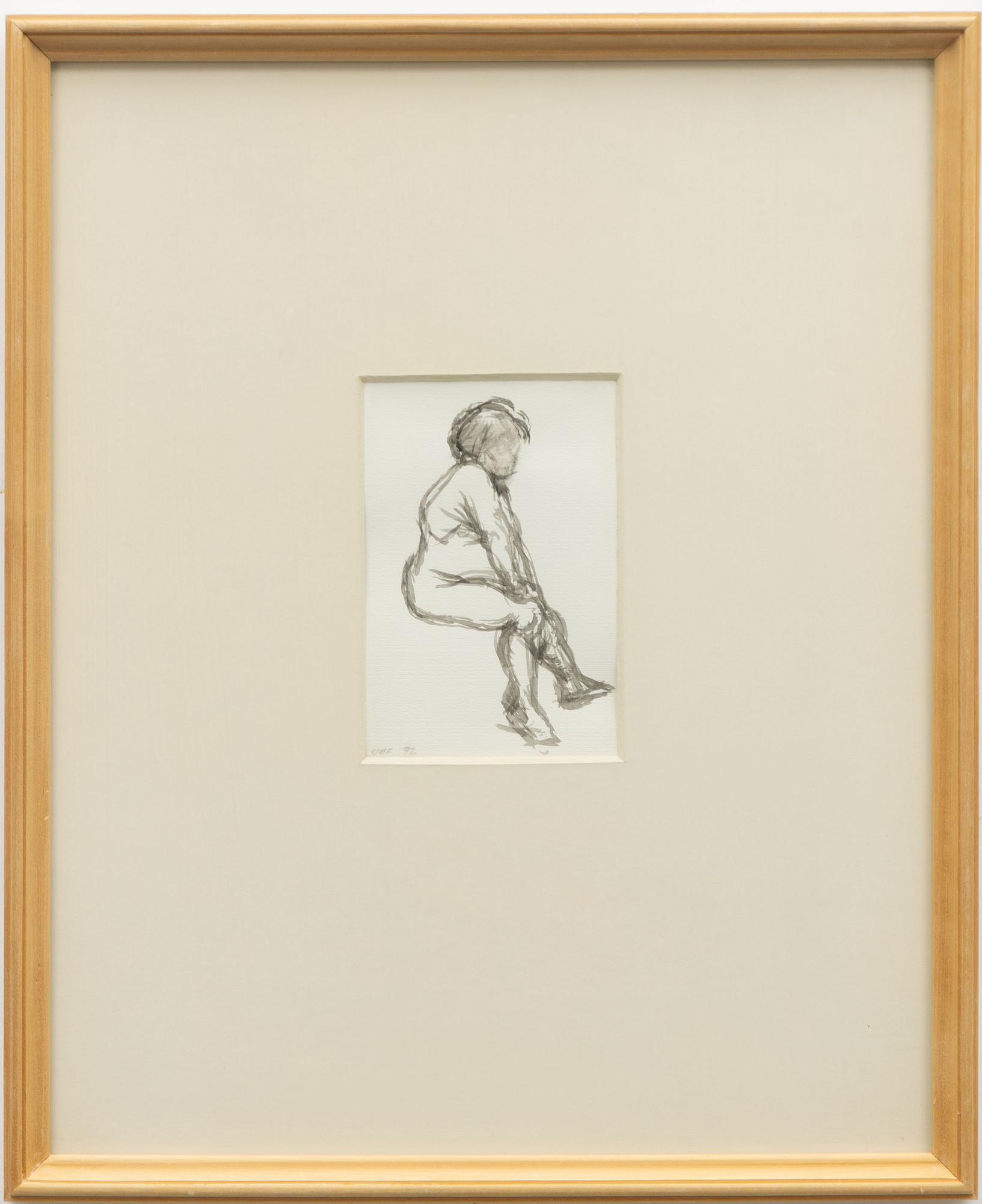 John-E Franzén, Sittande modell.