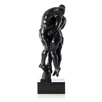 Gudmar Olovson, sculpture. Signed. Numbered. Foundry mark. Bronze, total height 72 cm, length 22 cm.