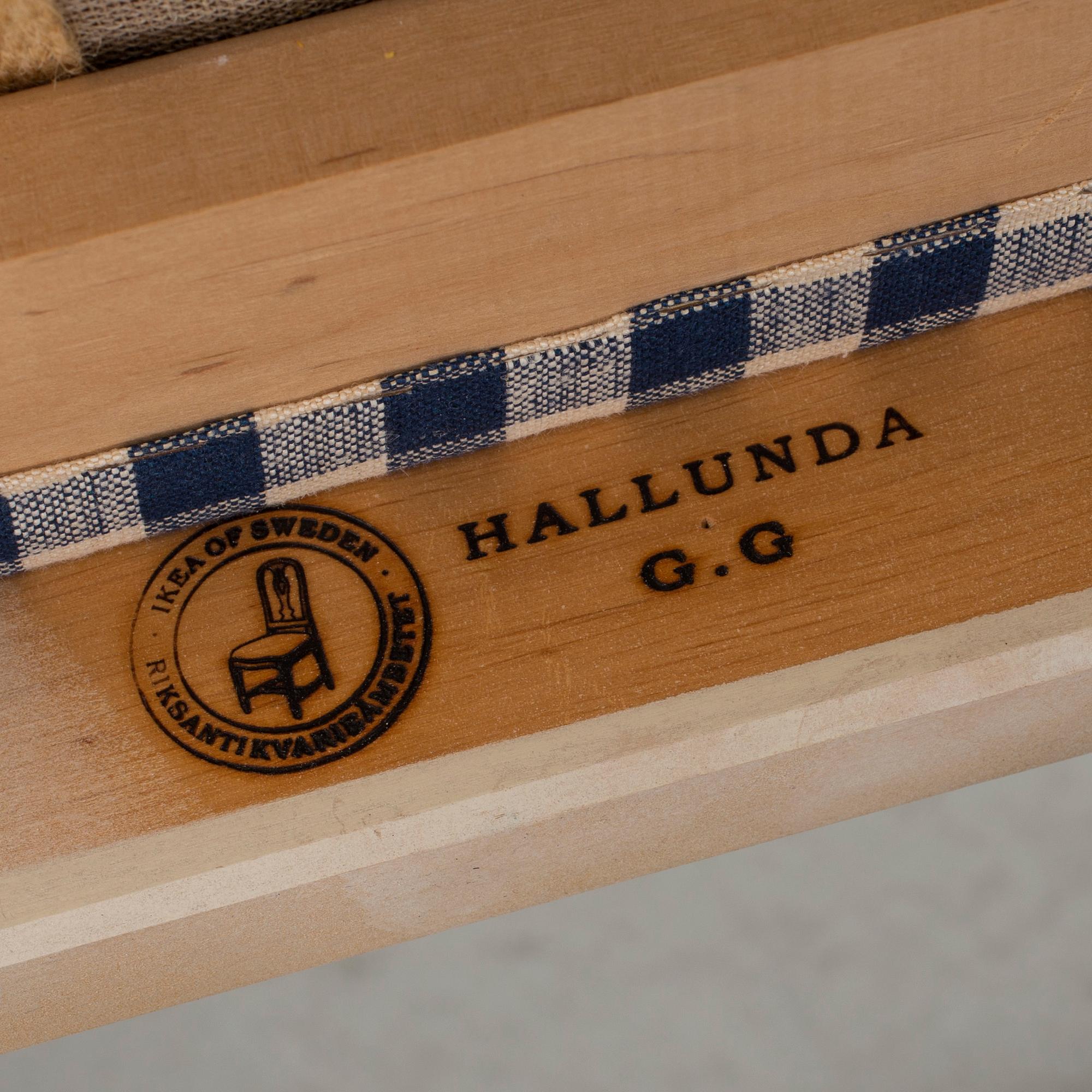 STOLAR, sex stycken, gustaviansk stil, "Hallunda", ur IKEA:s 1700-tals serie, sent 1900-tal.