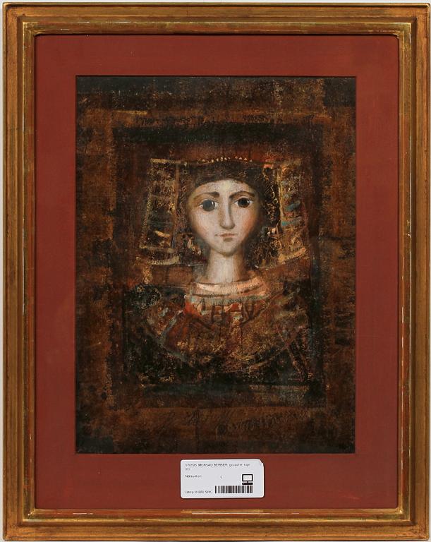 MERSAD BERBER, gouache, sign.