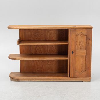 A pine 'Lovö' bookcase with cabinet, Nordiska Kompaniet, Sweden 1930's/40's.