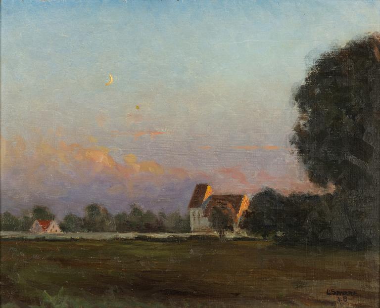 Louis Sparre, oil on canvas/panel, signed and dated 1948.