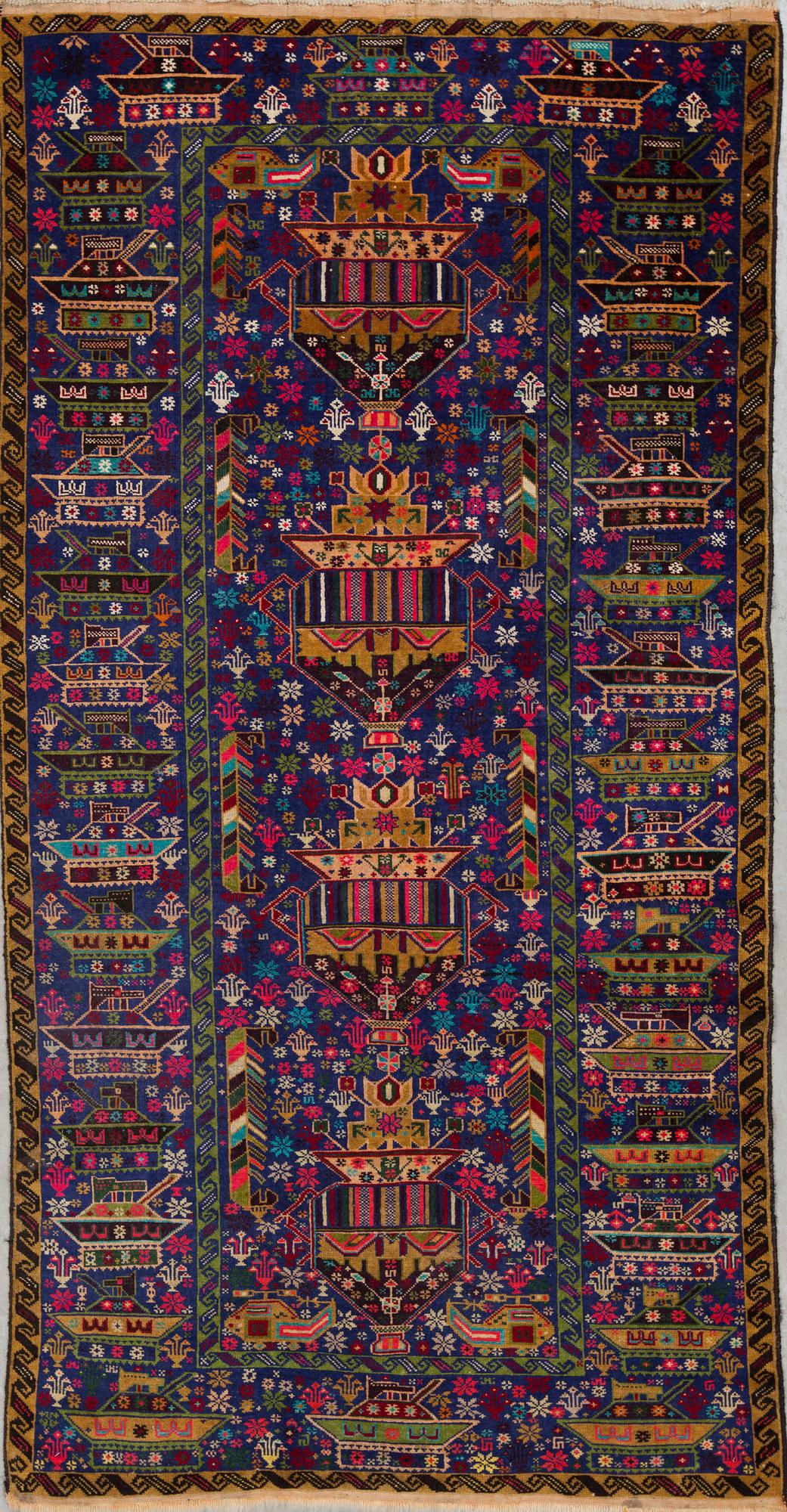 MATTA, orientalisk, 1900-talets slut. Ca 215 X 111 cm.