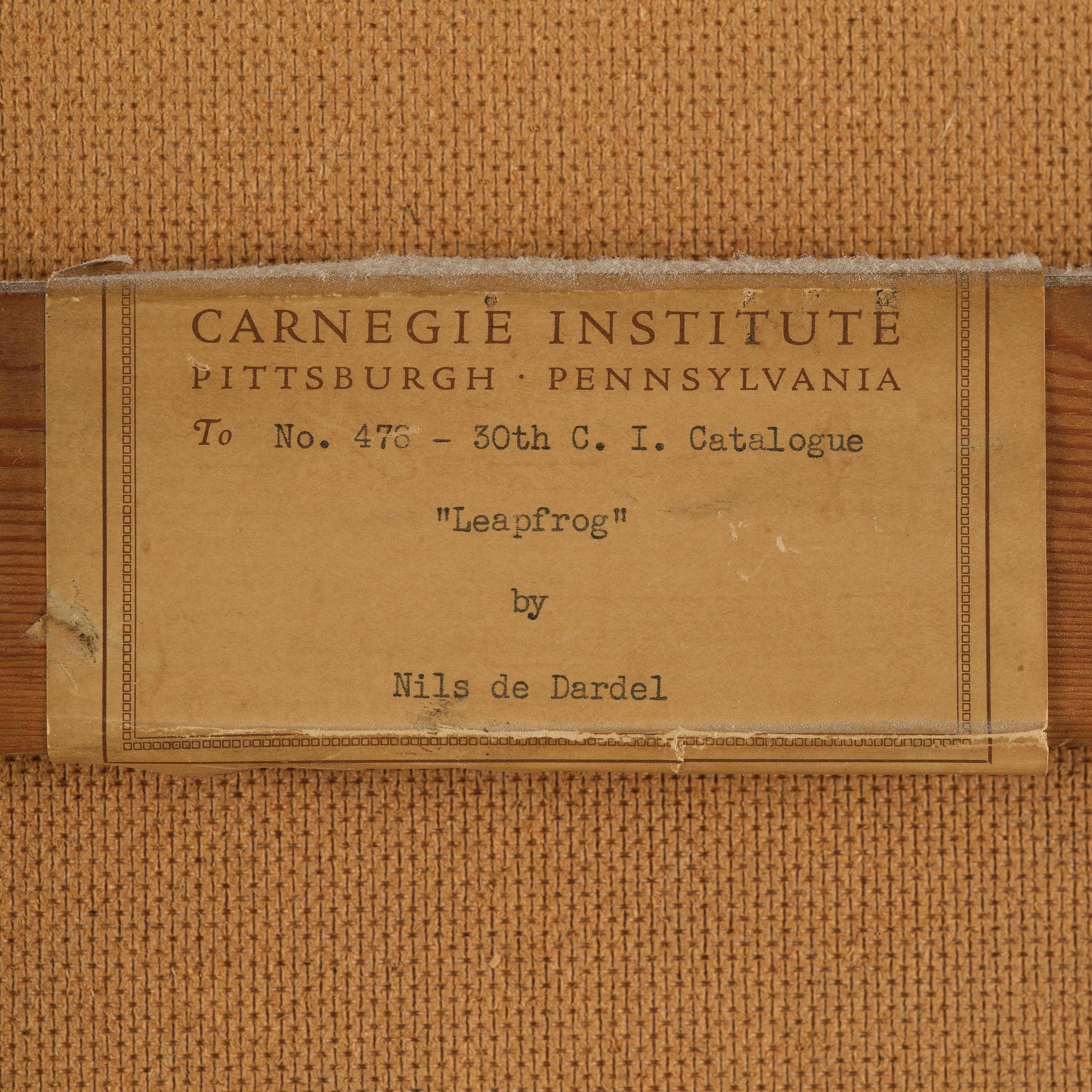 Nils von Dardel, "Hoppa bock".