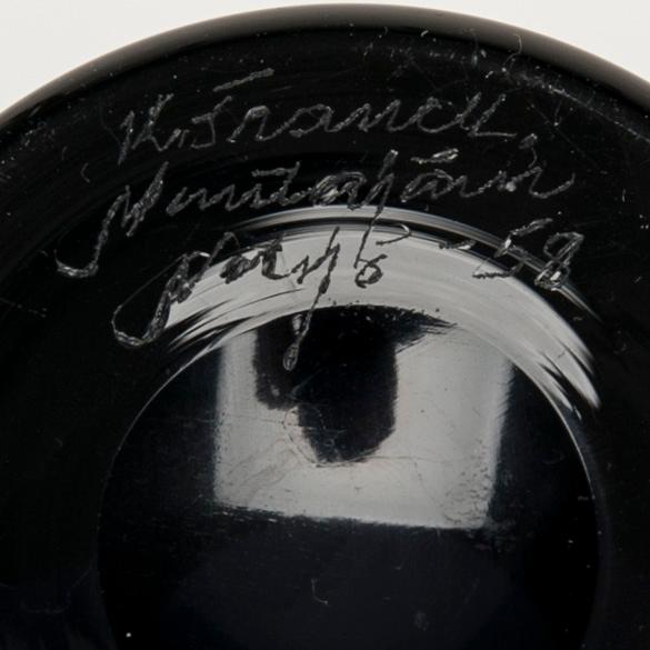 SKÅLAR, ett par, "Luna", VAS, signerad, och FAT, modell 5269, glas, Kaj Franck, 1950-60-tal.