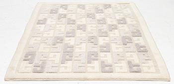 Sigvard Bernadotte, Rug, "Shangri-La", relief pile, signed SB, approximately 210 x 145 cm.