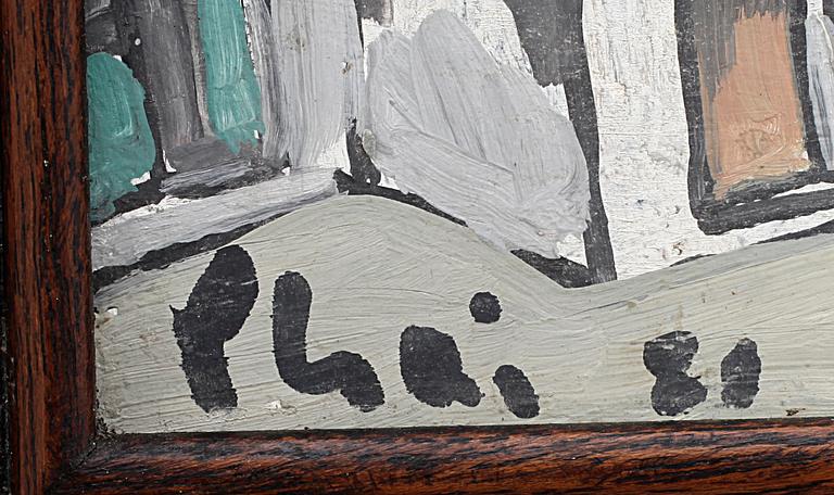 BUI XUAN PHAI, 2 st, olja på pannå, sign o dat 80 resp. 83.