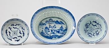 PARTI PORSLIN, 4 delar, Kina, 1800-tal.