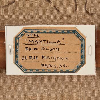 Erik Olson, "Mantilla".