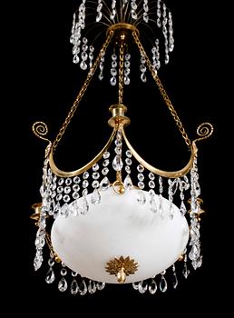 LJUSKRONA, sengustaviansk, 1800-talets första hälft. Höjd ca  82 cm.