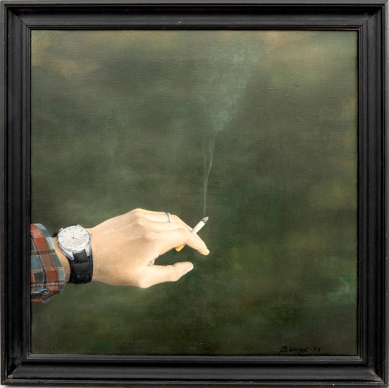 Bertil Warnolf,  olja på duk signerad och daterad 73.