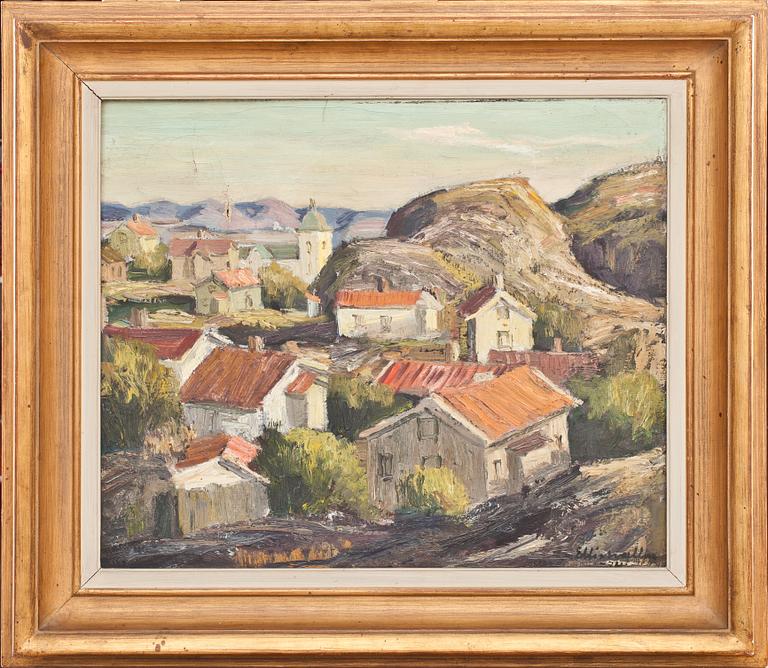 ELLIS WALLIN, olja på duk, signerad.